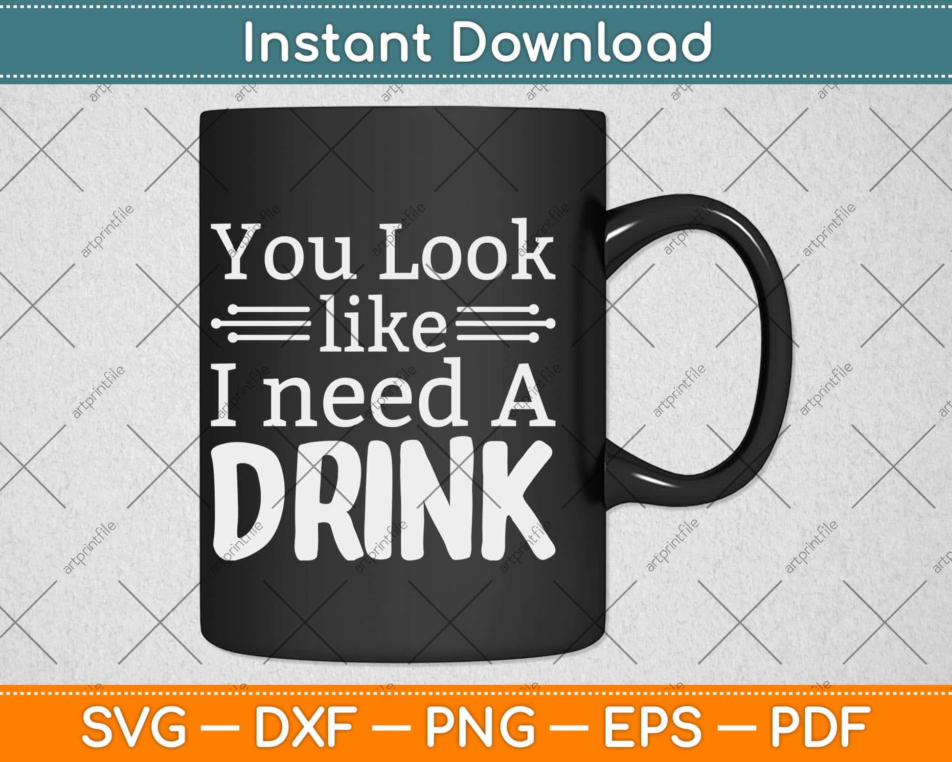 You Look Like I Need a Drink Beer Svg Design Cricut Printable Cutting File