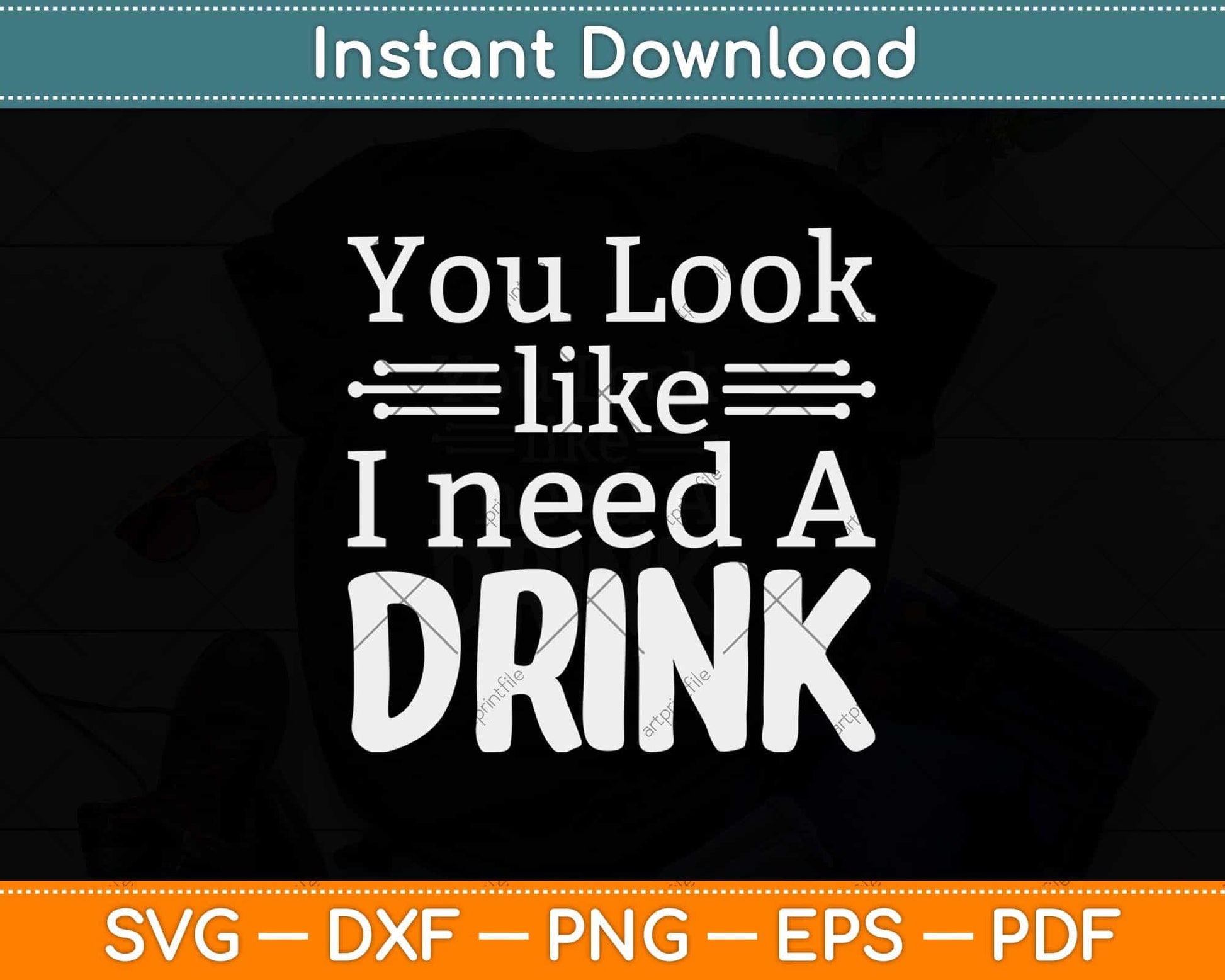 You Look Like I Need a Drink Beer Svg Design Cricut Printable Cutting File