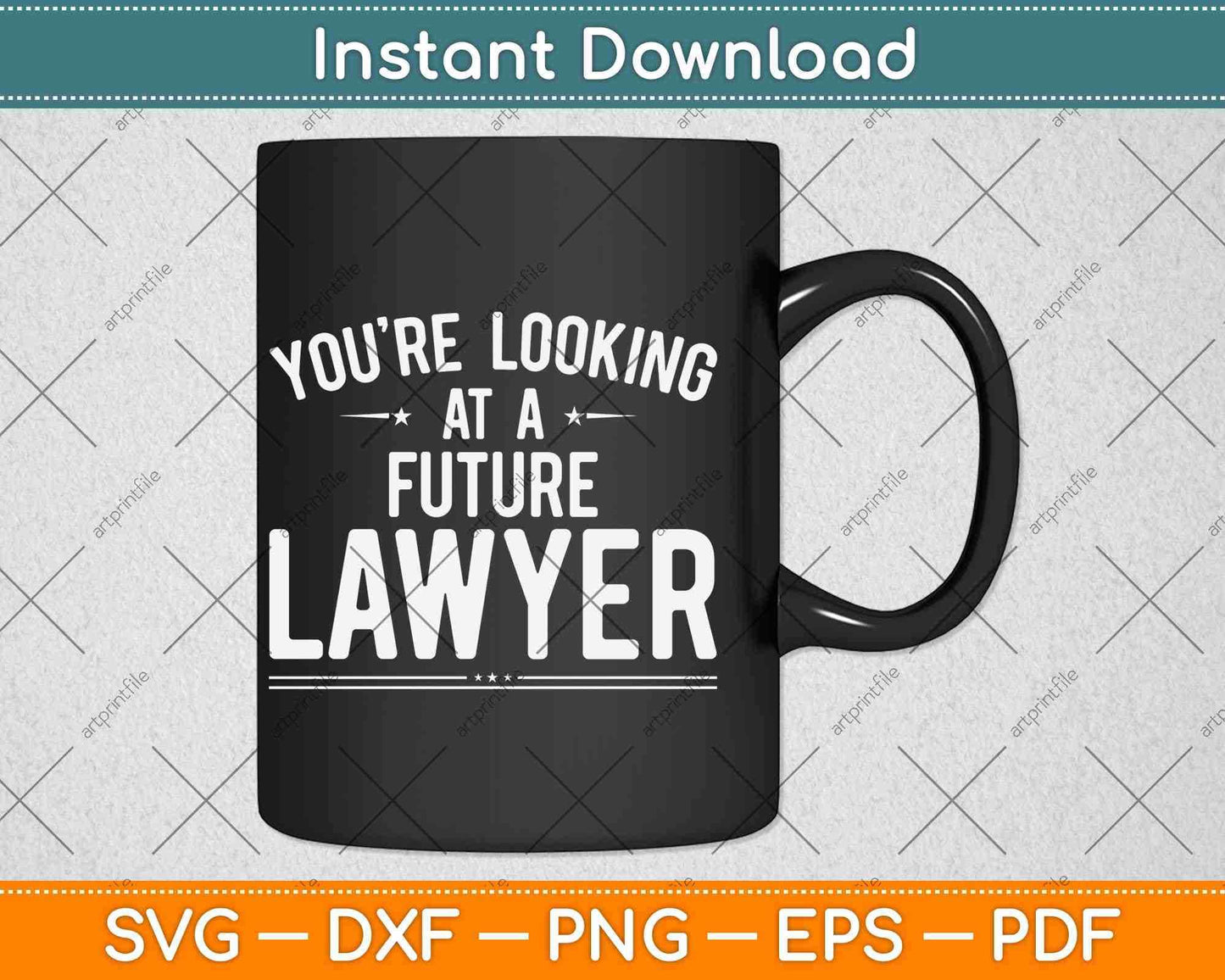 You're Looking At A Future Lawyer Graduation Svg Png Dxf Digital Cutting File