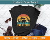 Zoo Keeper Funny Halloween Svg Png Dxf Digital Cutting File