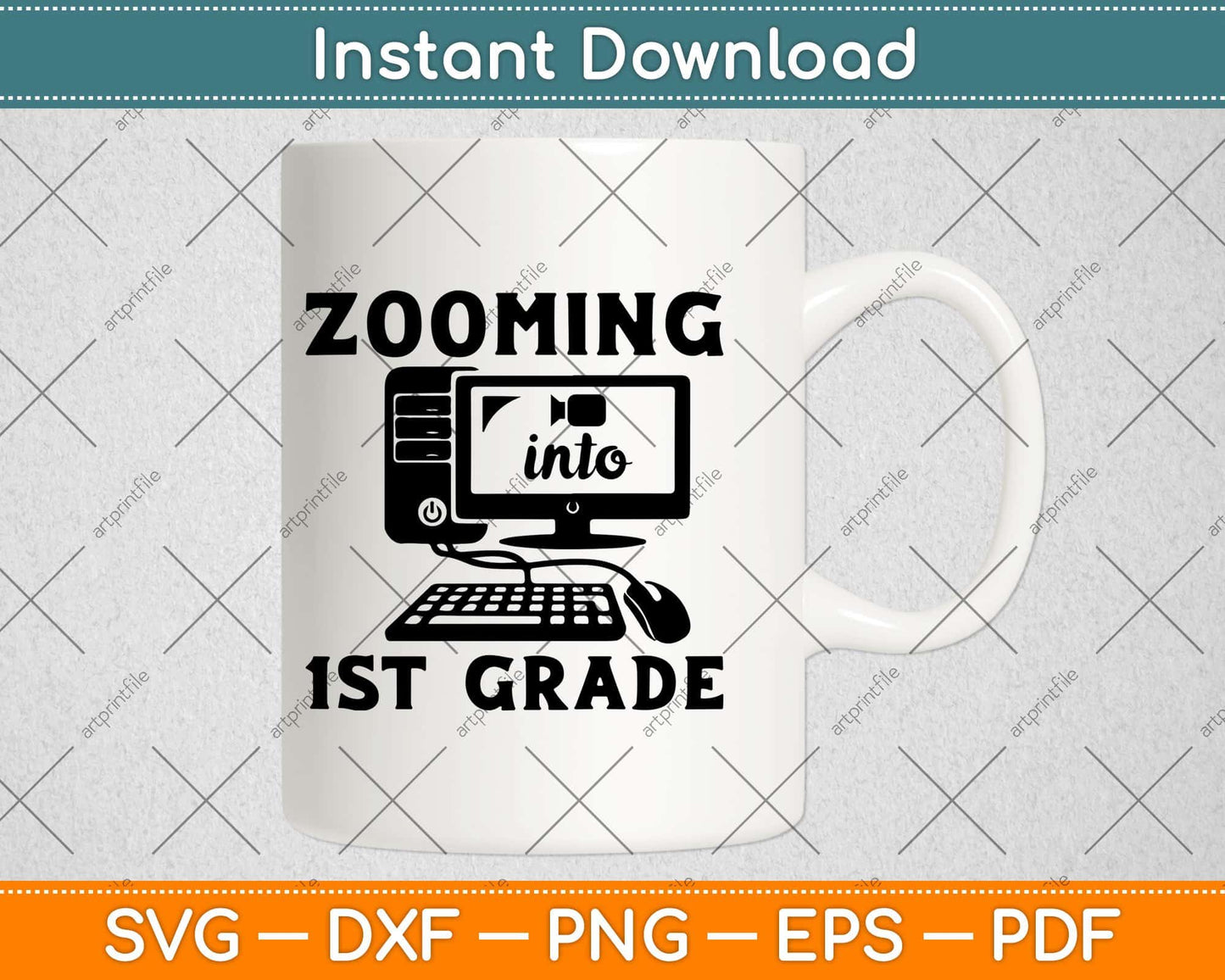 Zooming Into 1st Grade Svg Design Cricut Printable Cutting File