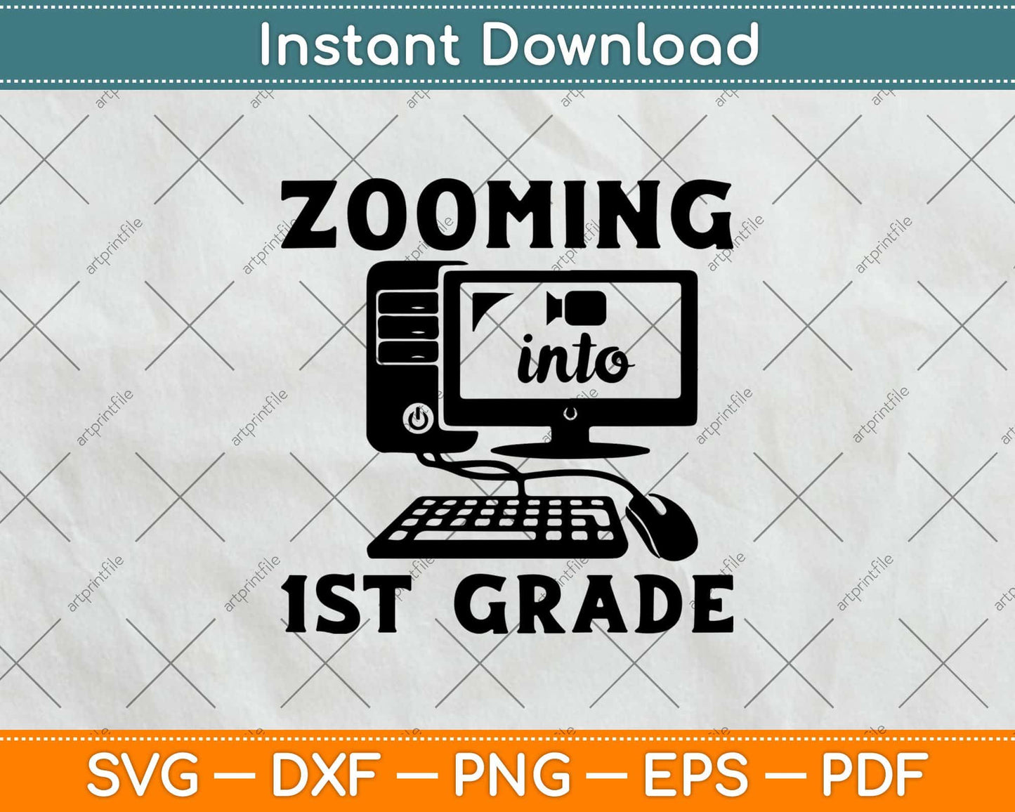 Zooming Into 1st Grade Svg Design Cricut Printable Cutting File